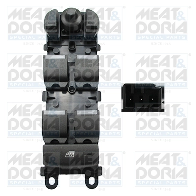 Switch, window regulator